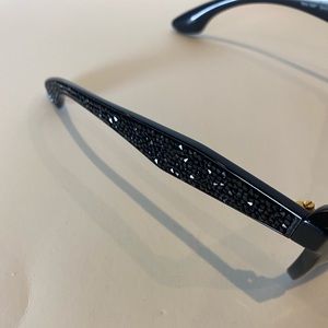 Miu Miu Black Crystal Sunglasses